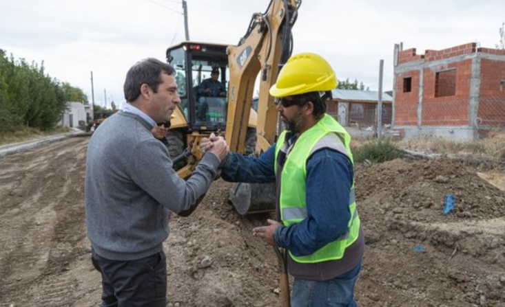 Comodoro Luque Recorri La Obra De Pavimento Del Barrio Gasoducto