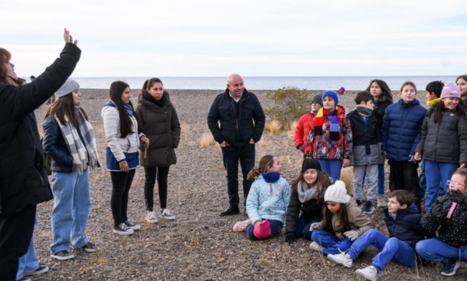 Comenzó el programa Los chicos de Madryn reciben a las ballenas