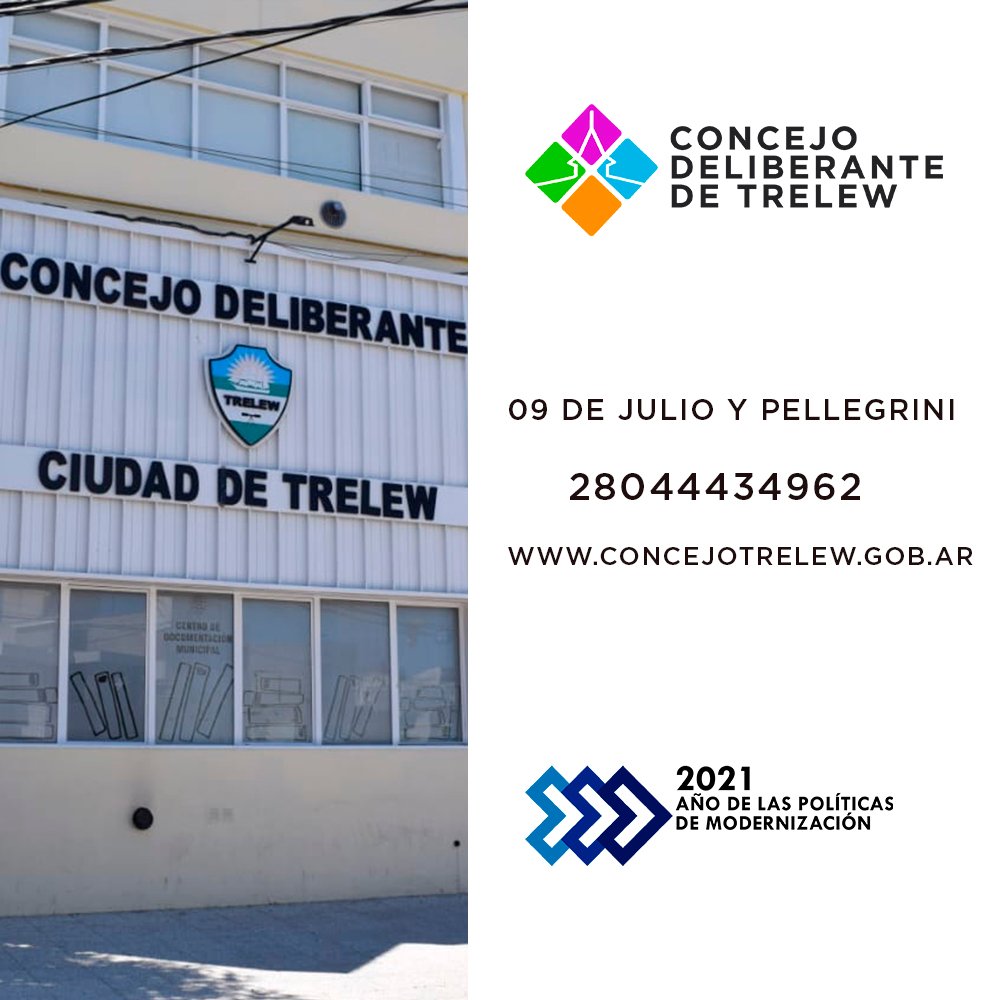 Banner Concejo Deliberante Trelew