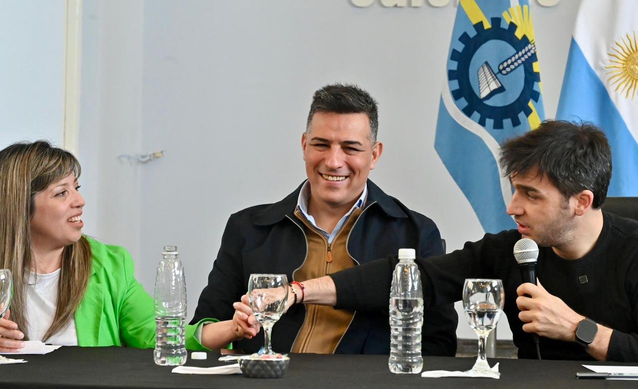 Torres y Balochi mostraron unidad y gestión: inversiones por más de $350 millones para Sarmiento