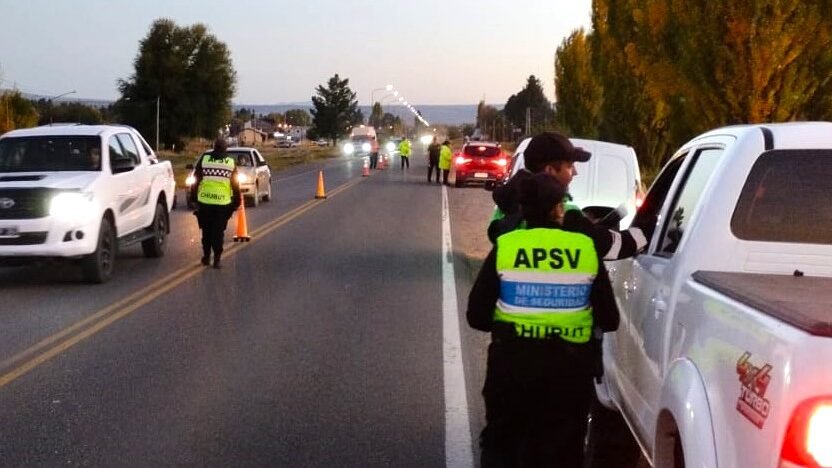 Controles en Chubut: Más de 11 mil vehículos controlados y 78 conductores alcoholizados fuera de circulación