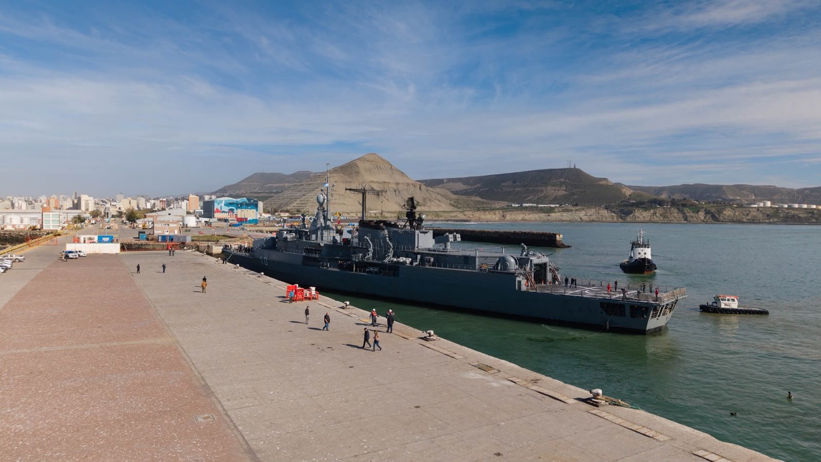 Con una masiva participación, el Puerto de Comodoro Rivadavia inició los festejos por el 30 aniversario del muelle de ultramar