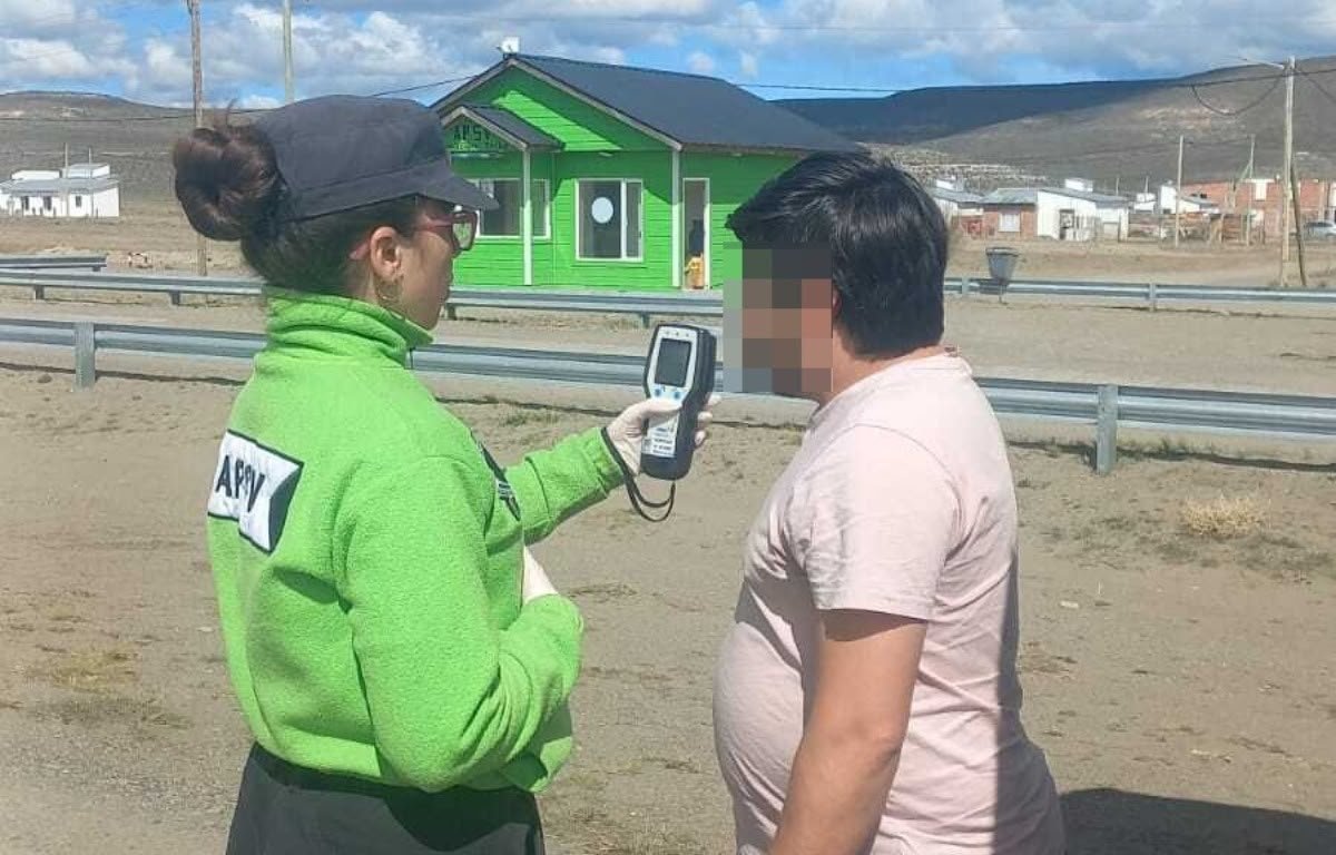 La APSV detectó a un camionero de origen chileno con alcoholemia positiva durante un operativo en Ruta Nacional 40